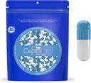 Capsuline värillinen koko 0 Tyhjä liivate kapselit sininen / valkoinen 10000 kreivi Kosher & Halal Certified