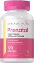 Carlyle Prenatal vitamiineja naisille ... 120 kapselia... monivitamiini- ja mineraalikaava Foolihapon kanssa...