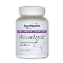 Transformation Genesis Good Health Enzymes ReleaseZyme Blend täydentää Natural Yrtit, Advanced Dgestive Support Formula Proteaasi, Break Down Proteiinit, Kasvipohjainen, 100 kapselia