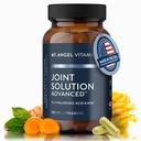 Mt. Enkelivitamiinit - Joint Solution Advanced, Curcumin C3 Complex, Glukosamiini, Hyaluronihappo, bromihappo, kollageeni tyyppi 2 & MSM, parantaa nestettä ja tukee Joint Comfort (60 kapselia)