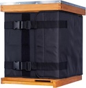 MayBee Winter Bee Pesä Kääri 10 ja 8 Frame Bee-pesives, 600D Oxford Cloth Säädettävä Beeive Wrap 2 Syvä pesä laatikot, vedenpitävä, Tuulenkestävä, Kevyt, Uudelleen käytettävä, 76.8" x 18,1"
