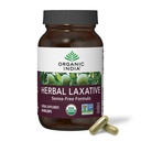 ORGAANINEN INTIA yrttilaksatiivinen täydennysosa - luonnollinen laksatiivi ummetukselle, yrttilaksatiivikapselit, ummetus helpotus naisille ja miehille - USDA Certified Organic, non-GMO, Vegan - 60 kapselia