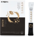 [Musta & valkoinen Immuuni D] Korean musta Ginseng ja valkoinen Platycodon, Aasian Panax Ginseng Extract, energialisät, immuuni tuki, Ginseng hunajatikut
