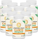 1000 mg Liposomal CoQ10 Ubiquinol, 600 Vegan Softgels, korkea imeytyvä Ubiquinol CoQ10-lisä, aktiivinen antioksidanttimuoto Coenzyme Q10 sydämen toimintaa ja energian tuotantoa varten