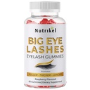 Big Eye Lashes hiusten kasvu - silmäripsien kasvu Gummies Fuller, Thicker, Pidemmät Lashes