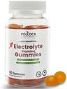 Elektrolyte Gummies for Urheilijat - Orange Flavor, 60 Gummies for Electrolyte Replenishment, Endurance & Musce Cramp Prevention, 2 Gummies per Serving