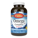 Carlson - Omega Complete Gems, Omega-3-6-9, Wild Caught, kestävästi Lähde, Heart Health, yhteinen toiminta & Immuuni tuki, 180 Softgels