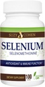 Suzy Cohen Selenium Supplement 200 mikrog, Ylläpidä terve sydän, Immuunijärjestelmä, Tuki Kilpirauhasen, Prostrate toiminto, Hiivan vapaa kelated Masu Friendly Aminohappo, Erittäin biologisesti saatavilla, 100 Veg kapseli
