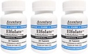 ELFOLATE® 7.5 mg 3 pakkaus L- metyylifolaatti Metyylifolaatti Lääketieteelliset lisäravinteet Active Pure Potent 30 tablettia