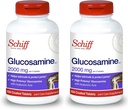 Schiff Glukosamiini ja hyaluronihappo, 2000 mg Glukosamiini, Joint Care Supplement auttaa voiteluun ja suojaa niveliä*, 150 Luku (Pakkaus 2)