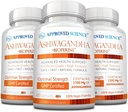 Hyväksytty Science Ashwagandha 1500 mg Bioperine® ja inkivääri-boost mieliala & energia - 60 vegaaninen ystävällinen kapselit (3 pullot)