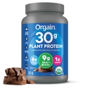 Orgain Organic 30g Vegan Protein Powder, Chocolate 9g EAA + BCAAs, Kasviproteiini, 6g Prebiootti + kuitu, 1g Sokeri, Esityö, Lihastuki + Recovery - 2.01lb (Pakkaus May Vary)