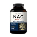NatureBell NAC Supplement 1200mg Per Serving 240 kapselia, N-Acetyl Cysteine Quercetin ...