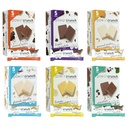 Power Crunch Protein Wafer Bars, Variety Pack, 6 Makuja 1,4 Ounce Bars (30 Count). Korkea proteiini Välipalat herkullinen maku