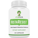 VitaMonk Histamine Blocker for Histamine Intolerance - HistaResist - DAO Enzyme Supplement Optimaalinen annos diamiinioksidaasi auttaa suojaamaan Histamiinin Smooth Digestion - 60 kapselia