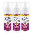 Little Remedies Sterile Baby Saline Nasal Mist, turvallinen Vastasyntyneille lievittää Stuffy ja kuiva nenät, 3 Fl Oz, pakkaus 3
