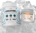 Performance Micronized Creatiini Monohydraatti Powder Supplement + Turkesterone Gluteeniton, ei-GMO, Vegaani