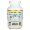 Kalifornia Gold Nutrition Kasvissyöjä Glukosamiini, Chondroitin, Hyaluronihappo, MSM, Total Veggie Joint & Bone Support Formula, Non GMO, No Soy, Gluteenittomat, 90 kasviskapselit