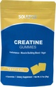 Soultox Creatine Gummy Packs - Tropical Flavor - infuusiona Creatine Monohydraatti - Potent lihasten kasvu tuki - herkullinen & All Natural Vegan Formula for Guilt ilmaiseksi - 10 Pack