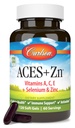 Carlson - ACES + Zn, A-, C-, E- ja Seleeni & Sinkki, Cellular Health & Immunosupport, antioksidantti, 120 Softgels
