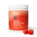 Kreatiini Monohydraatti Gummies - 30 Tarjoilut - Vegan Creatiini purukumia lihasten kasvua, lihasten Recovery, Treout Recovery, Anaerobic Endurance - Ei lastausvaihe - Ei turvotus - Mansikka - Matala sokeri