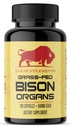 Grass Fed Bison Organ Supplement, tukee koko kehon hyvinvointi yleisillä Blend of Liver, Sydän, Munuaiset, Freeze Dryed Bison, Ei-GMO, 180 kapselia