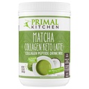 Primal Kitchen Matcha Collagen Keto Latte Powder, Sokeriton kollageeni Peptides, 9.33 Ounces
