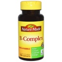 Luonto valmistettu B-komplex C-vitamiini Caplets, 100 Luku (pakkaus 3)