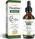 Yuaben Tinnitus Relief for Rening Ears, Ear Drops for Cloged Ears & Earing Relief, Natural Ingredients