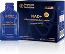 NAD+ Resveratrol Supplement 300 mg Nikotinamidi Adenine Dinukleotidi, 200 mg Curcuminoidit ja 500 mg Olive Leaf - Korkea puhtaus NAD täydentää anti-aging, energia, Focus