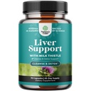 Natures Craft Liver Cleanse Detox & Repair - Kasviperäisen maksan tuki maito Thistle täydentää - Silymarin Milk Thistle lisäravinteet voikukan juuri, koliini, Beetroot & Artisokkauute - 90 Count