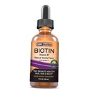 SBR Nutrition Biotin Liquid Drops, 5000 mcg per tarjoilu (60) 1.0Fl.oz (30 ml) vanilja