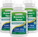 Best Naturals, Brewers Hiiva, 7-1/2 Grains with B1-vitamiini, B2-vitamiini, 1000 mg 240 tablettia (240.