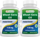 Best Naturals Vehnä Germ Oil 1130 mg 120 Softgels (Pakki 2)
