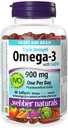 Webber Naturals Triple Strength Omega-3 CoQ10 enteric päällystetty 900 mg Omega-3 (EPA • DHA) / 100 mg CoQ10, 80 caps