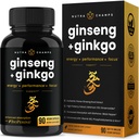 NutraChamps Korean Red Panax Ginseng kapselit ... Extra Strength Ginsenosides for Energy, Focus, Performance, Vitality & Immuuni Support ...