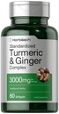 Horbäach Turmeric and Ginger Supplement 3000 mg ... 60 Softgel Kapselit... Turmeeric Curcumin Complex.