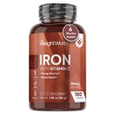 WeightWorld Iron Supplement 65 mg - kanssa C-vitamiini 125 mg - 180 Vegaanitablettia (6 kuukauden tarjonta) - hellä carbonyl rauta Supplement naisten ja miesten - energia Booster & Blood Heath - ei-GMO & Gluteenittomat