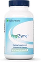 Nutra BioGenesis VegiZyme - Naisten ja miesten digestiiviset entsyymit, digestio ja ravitsemustuki, kasvissyöjä ja vegaaninen ystävällinen täydentää - 120 kapselia