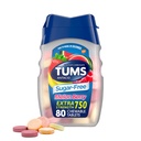 TUMS Extra Strength purusokeriton antasiditabletti närästyksen hoitoon, Melon Berry - 80