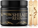 Shilajit Hartsi Fulvic Acid ja Trace Minerals - Gold Grade Pure Himalayan Shilajit miehille - Chilajit Gilgit pakattu 85+ Minerals, aineenvaihdunta ja immuuni tuki - 60g