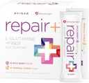 Korjaus + l-glutamiini + Fiber 30 Stick Packs Rakasta Gut! Avisae Optimal Nutrition Repair+ l-glutamiini + kuitujuoma