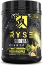 RYSE Godzilla X Noel Deyzel Pre Treenout Powder - Passion Ananas - 400 mg Kofeiini, High Stim Pre-Workout miesten & naisten kanssa Citulline & Beta Alanine - energia, pumppaus & Focus - 20/40 tarjoilut