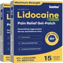 Sumifun 4% Lidokaiinia Patchs Plus 1% Menthol - 30 Counts Maximum Strength OTC Pain Response Patches Back Ache Stiff Neck nivelkipu Lihas Sorreness Uutinen Analgesic