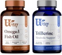 Utzy Naturals Omega 3 Kalaöljy 60 Softgels Lemon-Lime Flavor ja TriBerine