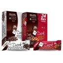 NuGo Dark Variety - Chocolate Pretzel 12 Bars & Chocolate Chocolate Chip 12 Bars, 12g Protein, Vegan, Gluteeniton, ei-GMO, Kosher Pareve, 24 Count