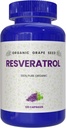 100% Pure Organic Beneficial Resveratrol, 120 kapselia, antioksidantit ja Trans-resveratrol, edistää anti-aging, kardiovaskulaarinen tuki, immuuni Boost, mielen selvyyden