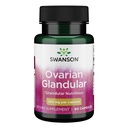 Swanson Ovarian Glandular Supplement - naisten Glandul Health and Balance Support - Premium Nautakudos - 60 kapselia, 250 mg Each