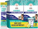 GuruNanda Hydramate Hydrataatio Tuki Drink Mix - Elektrolyytti Powder Packets for Dehydration, Harjoitus ja energia - Ei lisättyä makeuttajat, ei-GMO, luonnon sitruunan lime Flavor - 24 Count (0,56 oz Each)