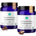 Ora Organic Vegan Protein Powder Vanilla Chai & Chocolate Bundle: 21g Kasvipohjainen proteiinijauhe, Vanilla Chai Flavor, 20 tarjoilua + 22g Kasvipohjainen proteiini, suklaamaku, 20 tarjoilua